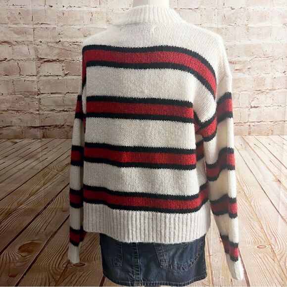 Rebecca Minkoff striped wool mohair sweater - Picture 6 of 6